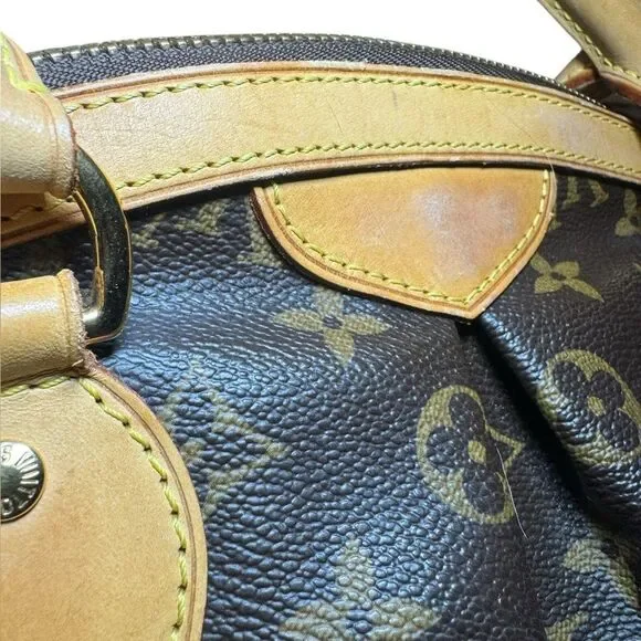 Louis Vuitton Brown LV Monogram Coated Canvas Tivoli PM Bag Auth - Picture 2 of 16